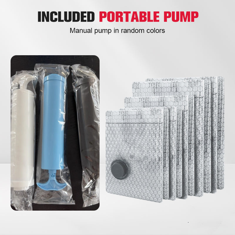 💪🌬️ Пътни чанти за вакуумно съхранение и комплект преносими помпи 👕✨