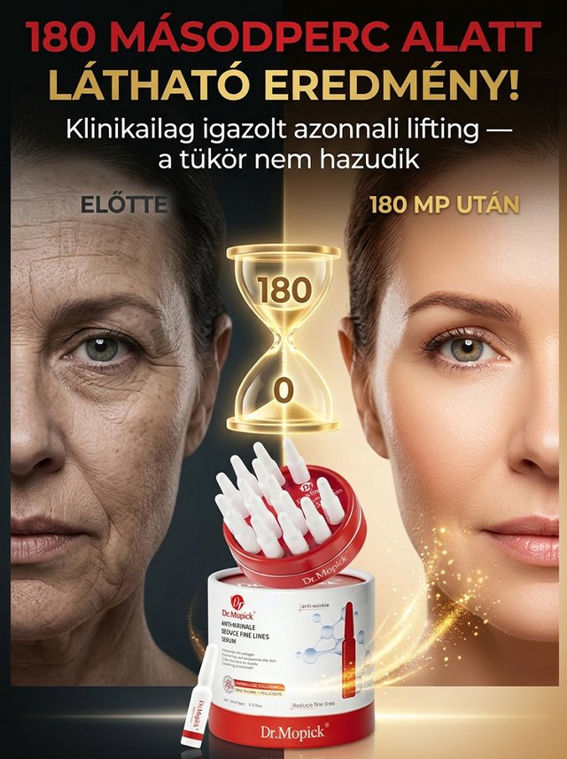 3 perces ránctalanító kollagén szérum