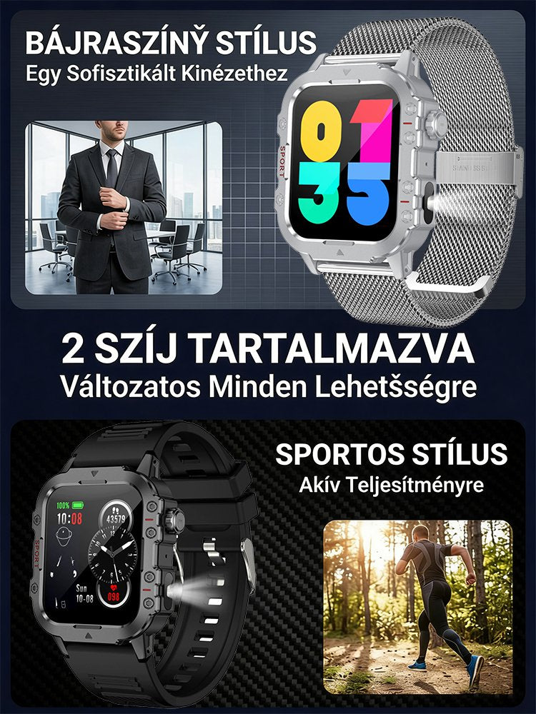 OutdoorPro X Erős Fény Kültéri Intelligens Óra