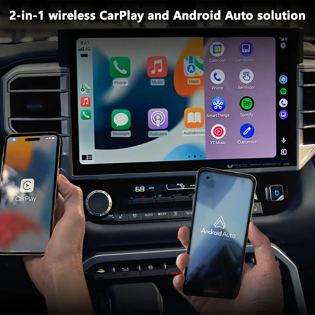 Безжичен CarPlay Android Auto адаптер Ottocast Mini 3.0 Ultra Cube