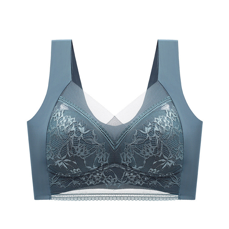 👙 Szuper kényelmes és puha női csipkés melltartó acélgyűrű nélkül【✨1 + 1 ingyenes】