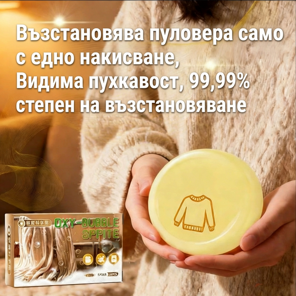 Спасителен Круг за Дрехи: Таблетки срещу Свиване | Възстановява Памук, Вълна, Кашмир 🧥