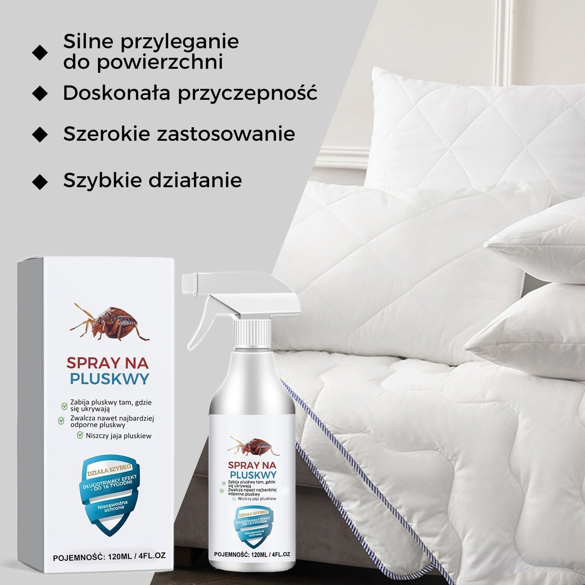 🐛🦟Erős ágyi poloska riasztó spray 💥
