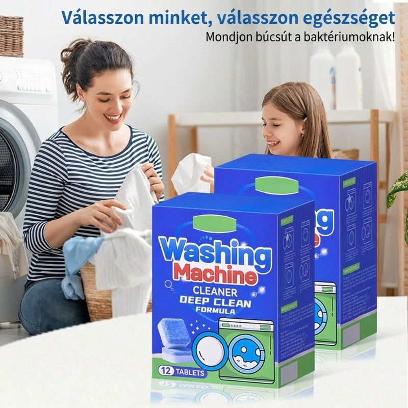 Mosógép-tisztító tabletták