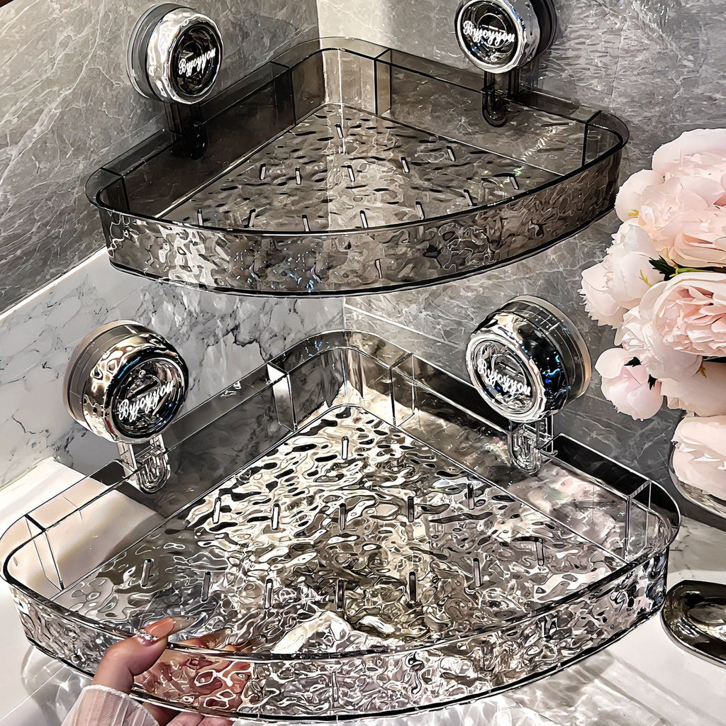 Прозрачна стена за съхранение без пробиване: Подвижна, многофункционална триъгълна и правоъгълна кутия за съхранение без пробиване