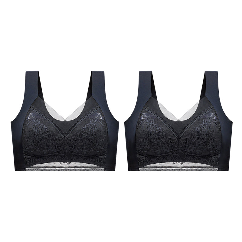 👙 Супер удобен и мек дамски дантелен сутиен без стоманен пръстен【✨1 + 1 безплатно】