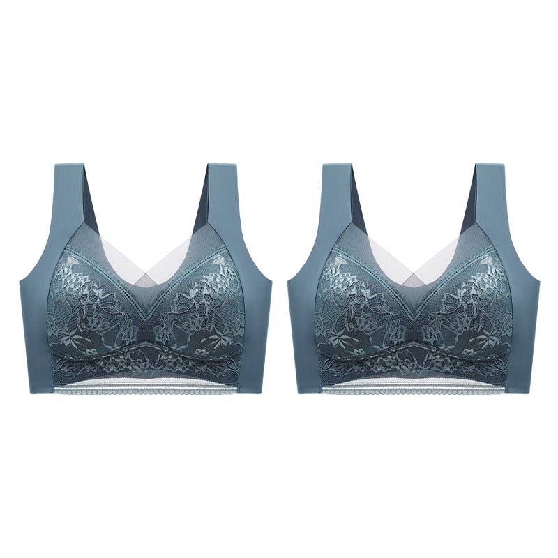 👙 Супер удобен и мек дамски дантелен сутиен без стоманен пръстен【✨1 + 1 безплатно】