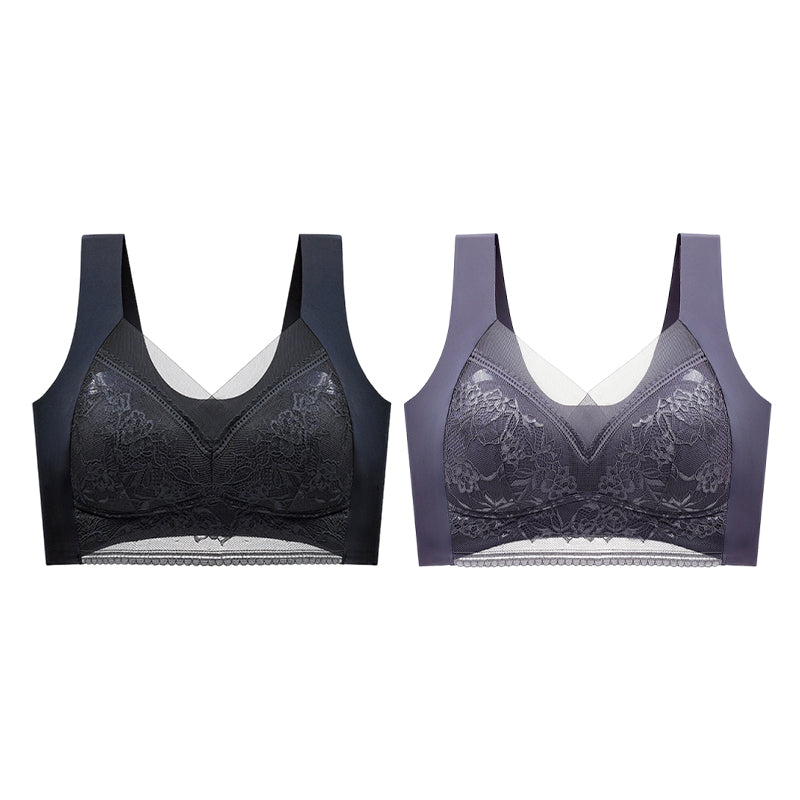 👙 Супер удобен и мек дамски дантелен сутиен без стоманен пръстен【✨1 + 1 безплатно】