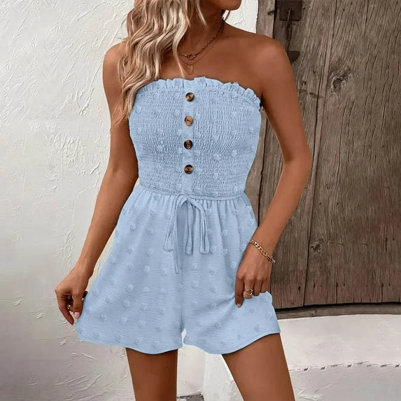 🔥👗Női csőruha széles szárral, elöl fodros és megkötős szabással