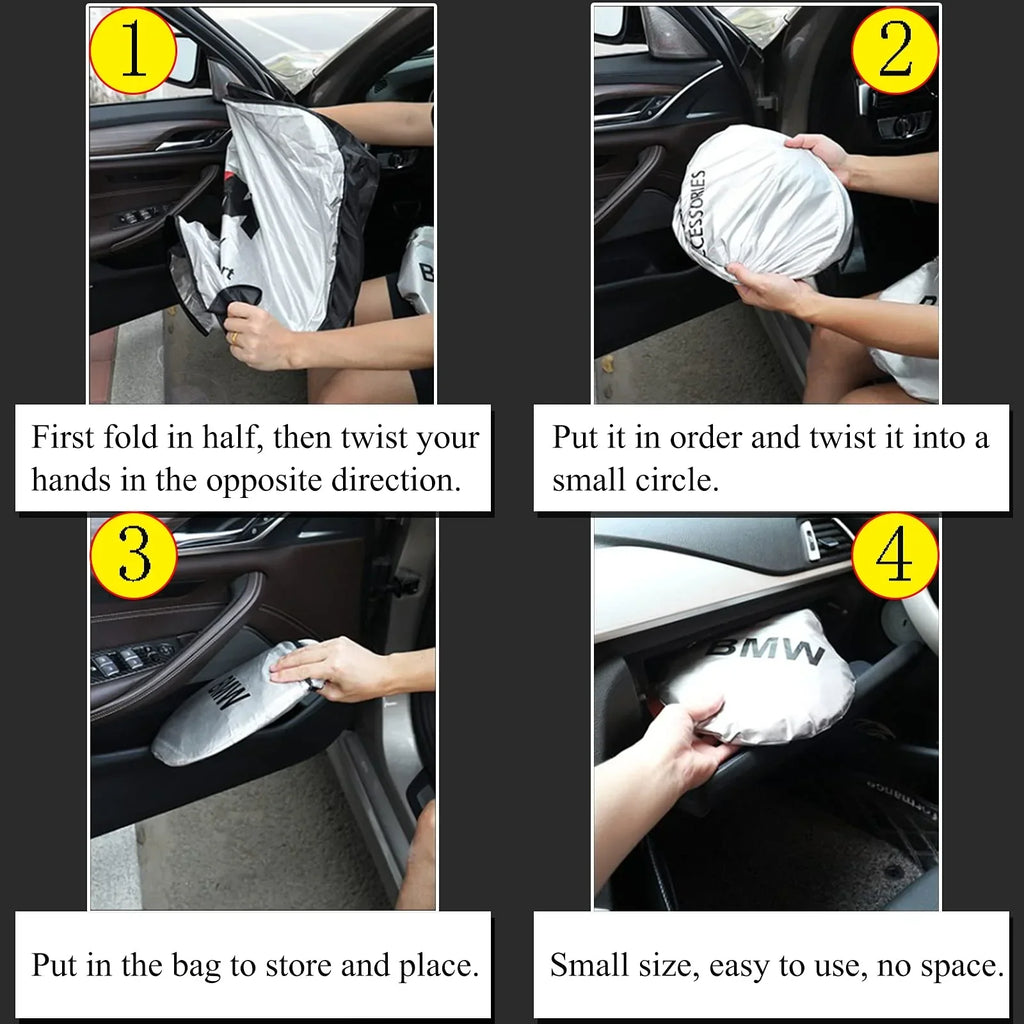 Сенник за кола, термощит за предно стъкло