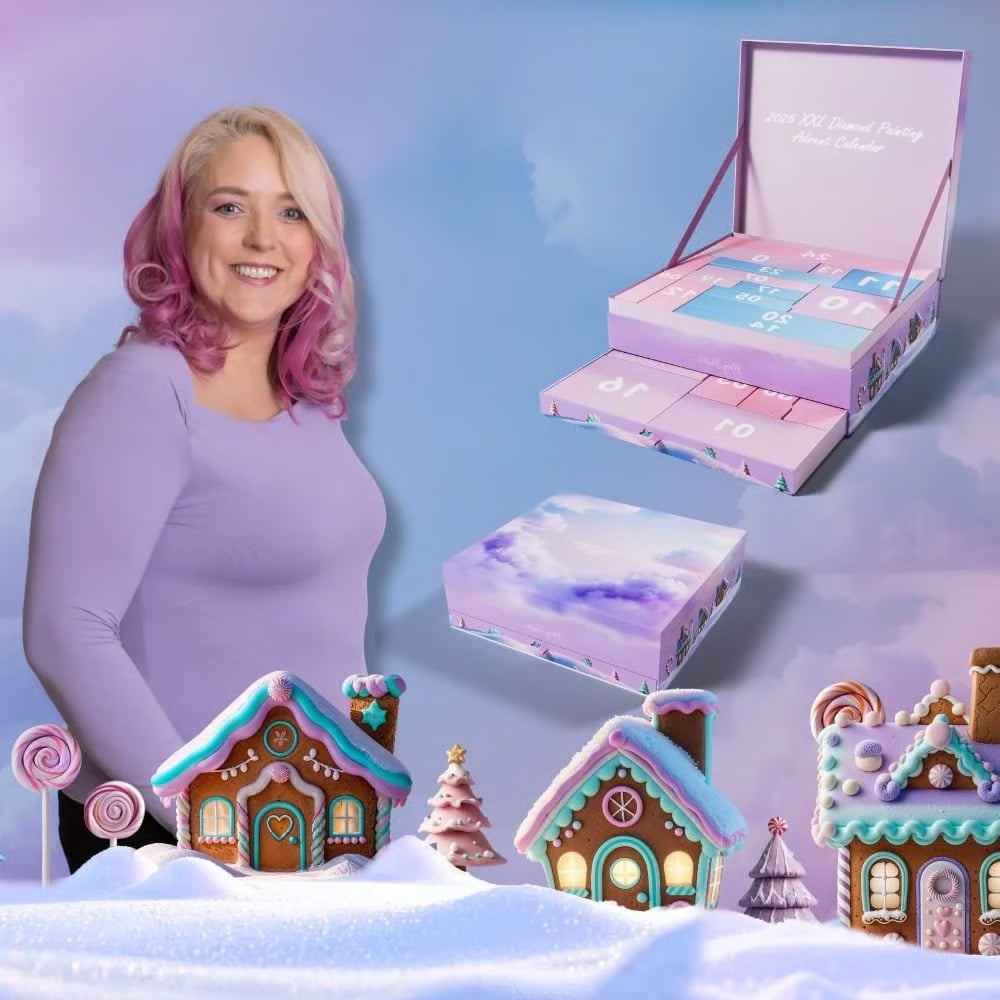 💎2025 XXL Адвент календар с диамантена картина
