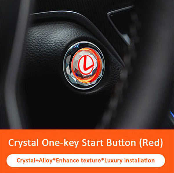 Promoție excelentă🔥Reducere de 49%🔥Buton de protecție cu cristal cu o singură cheie pentru pornire