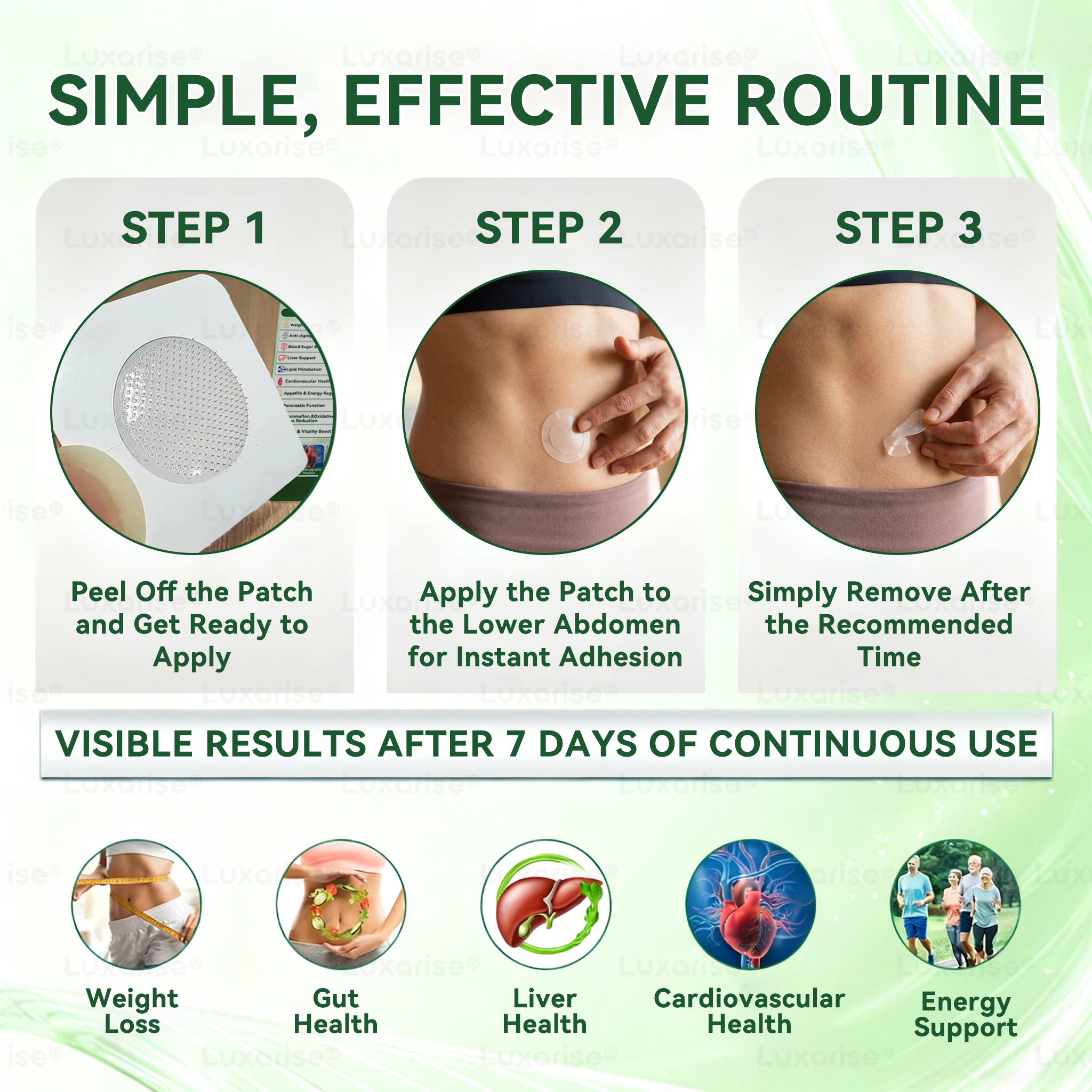 Официален магазин | Luxarise® Моринга и Берберин 10 в 1 пластир с наномигли 📦 (веднъж дневно, видими промени след 7 дни) Проблеми със ставите Затлъстяване, диабет, сънна апнея и