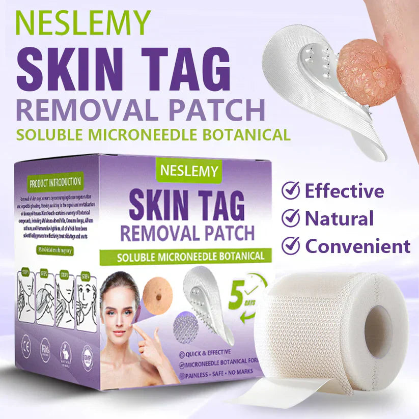 🌿NESLEMY® Разтворим ботанически пластир с микроигли за премахване на кожни образувания