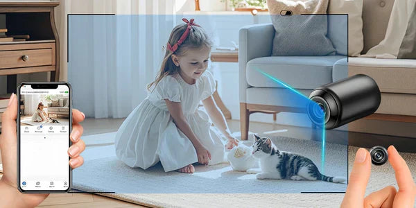 Мини безжична охранителна камера