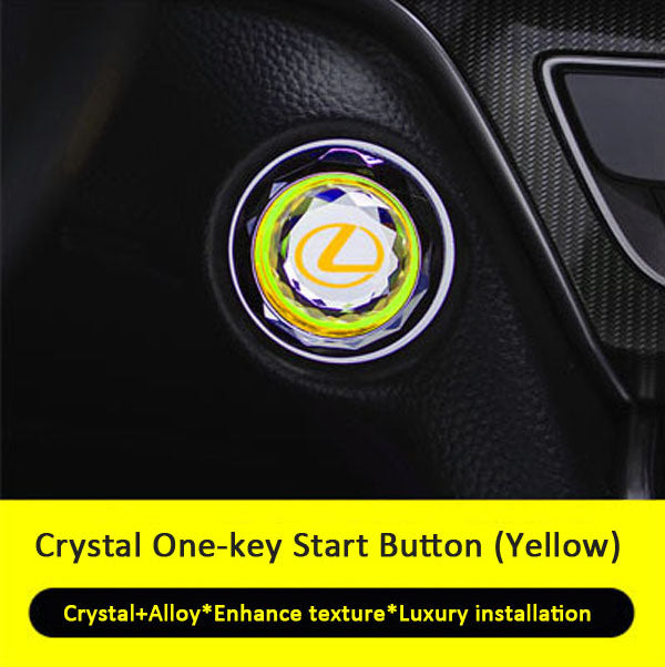 Promoție excelentă🔥Reducere de 49%🔥Buton de protecție cu cristal cu o singură cheie pentru pornire