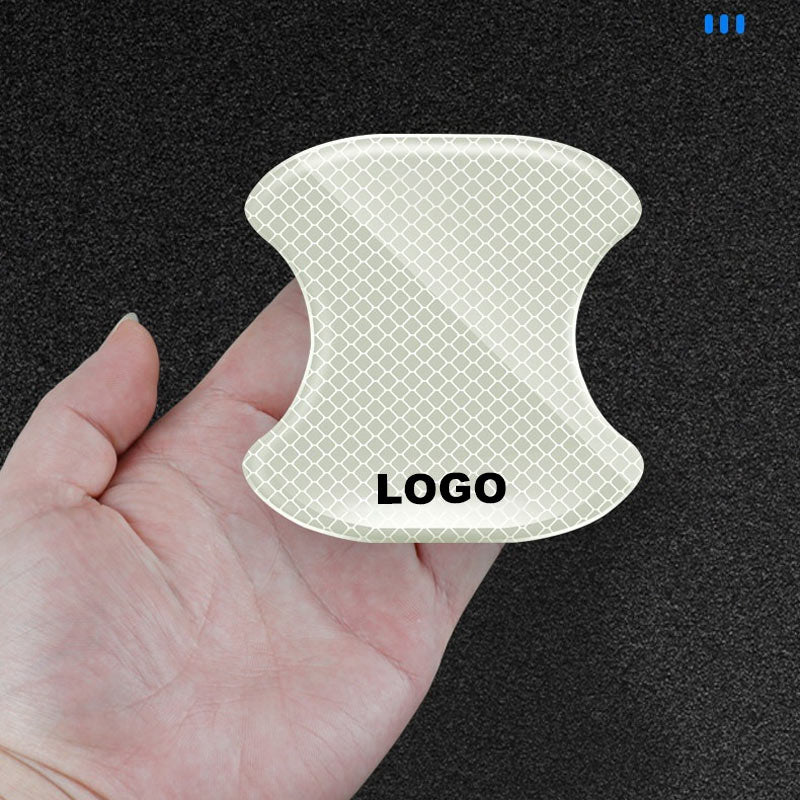 Стикер за дръжка на вратата на автомобил (панел на вратата + лента против сблъсък / комплект от 8 броя)