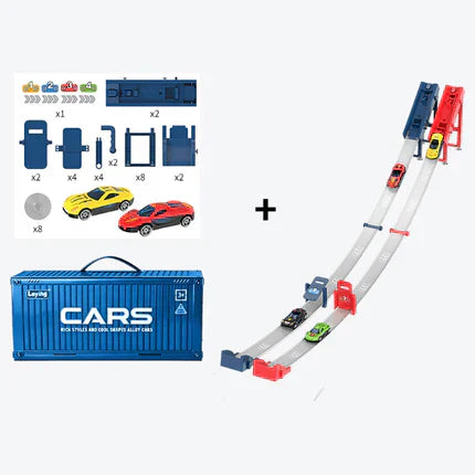 🎅 48% ОТСТЪПКА Коледна разпродажба 🎁 48 мини коли с вграден гараж