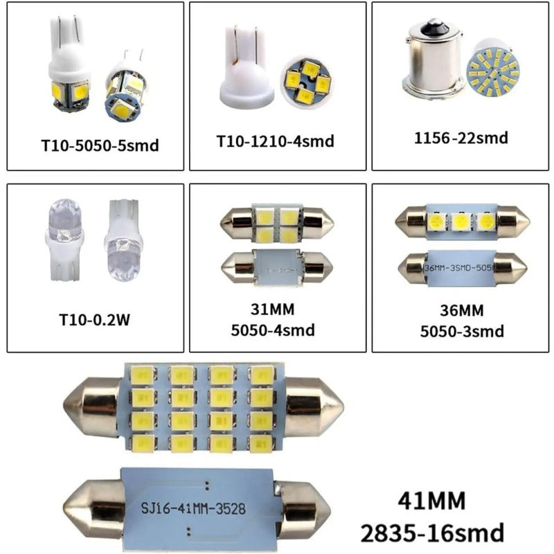 Комплект супер ярки LED светлини за кола