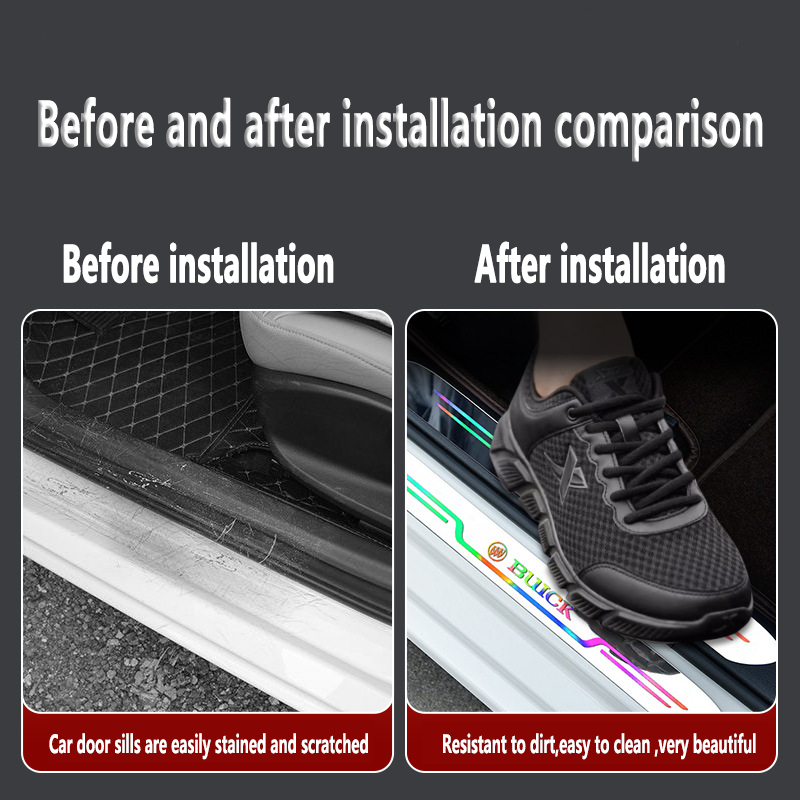 ✨Акрилни лазерни антифаулинг ленти за прагове на врати 🎉4 бр.🎉