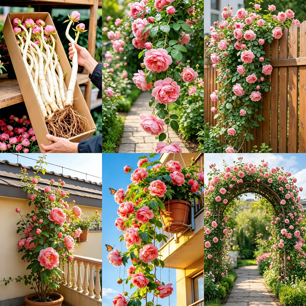 🌈 Висококачествени катерливи рози 🌹 Бързорастящи, лесни за грижа и много ароматни ✨ Перфектни за всяка градина
