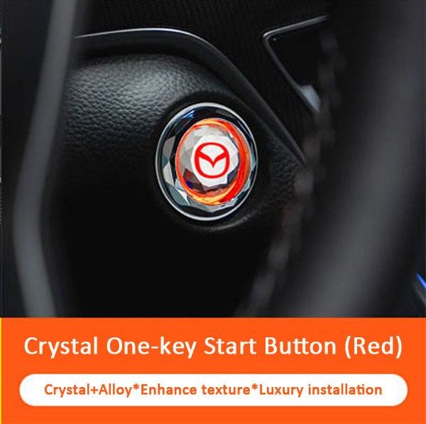 Promoție excelentă🔥Reducere de 49%🔥Buton de protecție cu cristal cu o singură cheie pentru pornire