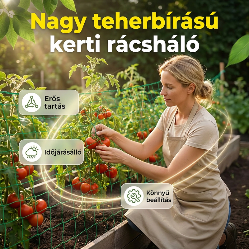 🌿Kerti pergolahálók, futónövényekhez való hálók 🍅