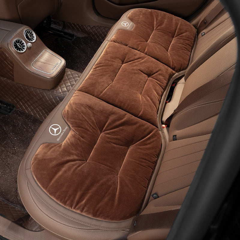 Къса плюшена възглавница за зимни столчета за кола