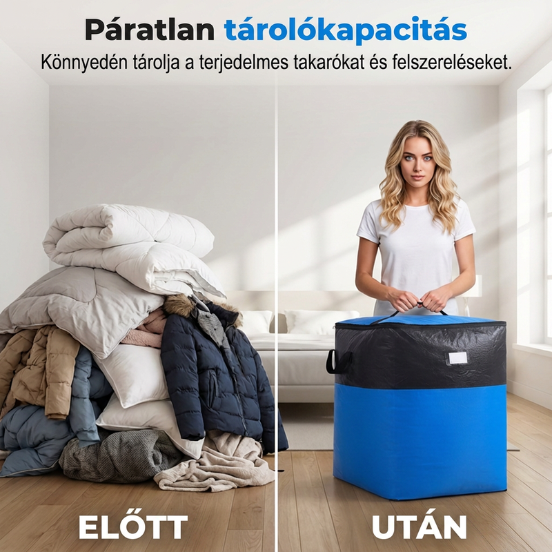 🧳50K+ ПРОДАДЕНИ!📦🔥Купи 1 Вземи 1 Безплатно🔥Сгъваема чанта за съхранение и преместване 🏠