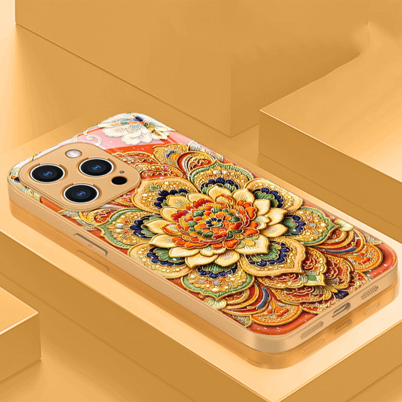 Kínai mandala stílusú telefontok