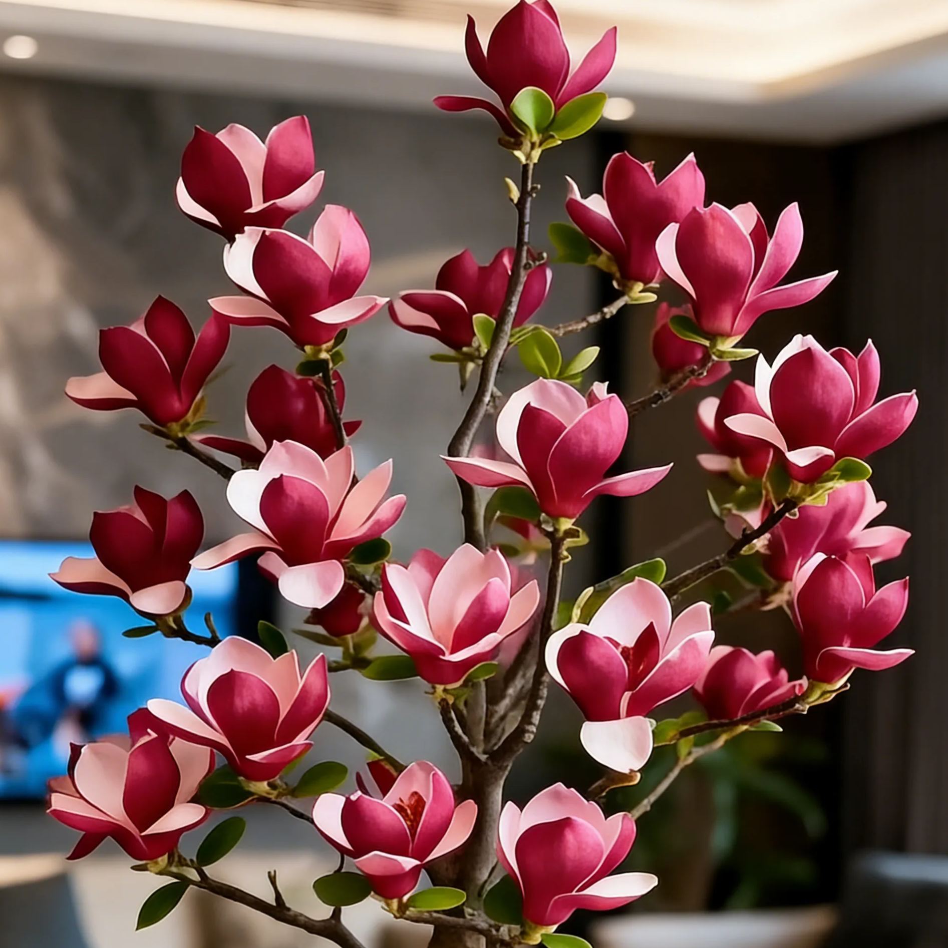 Луковици на Magnolia liliiflora (лилави орхидеи) 🌸 Цветовете крият листа, ароматът изпълва въздуха