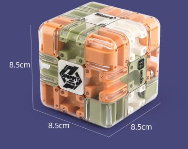 Голям 3D пъзел-куб Лабиринт 🧩✨ – Завладяваща игра за трениране на мозъка за деца и възрастни 🧠