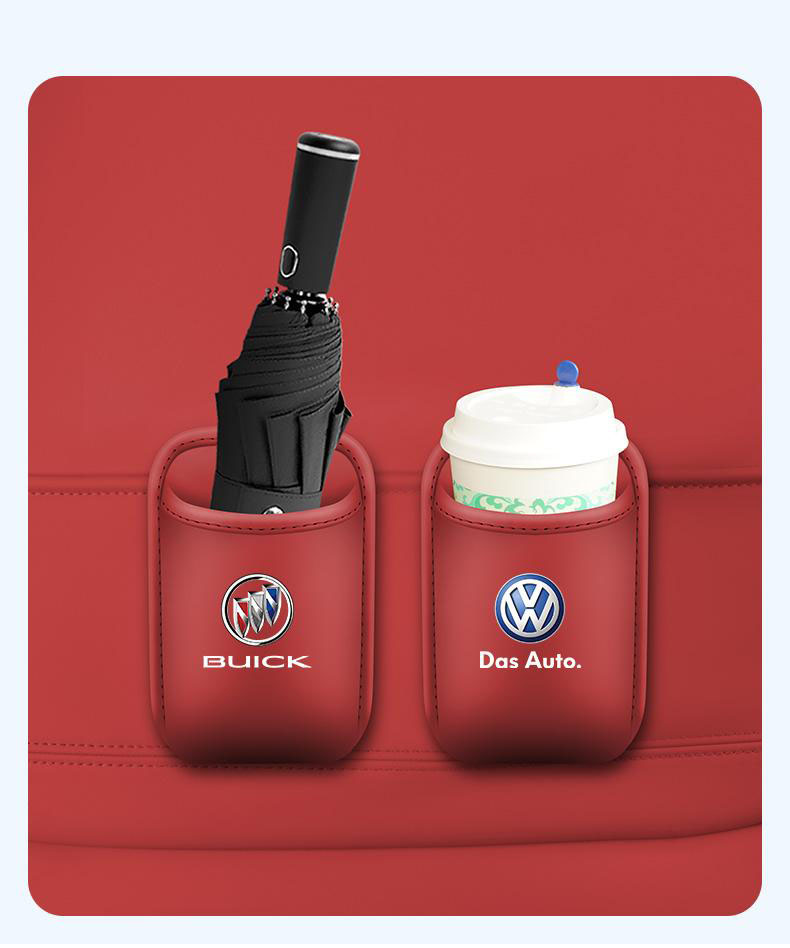 Кожен органайзер за чаши за кола