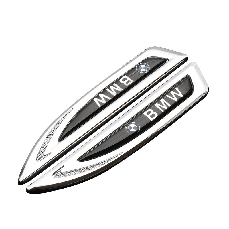 Универсална значка за кола с лого, персонализируем метален стикер за кола (2 бр.)