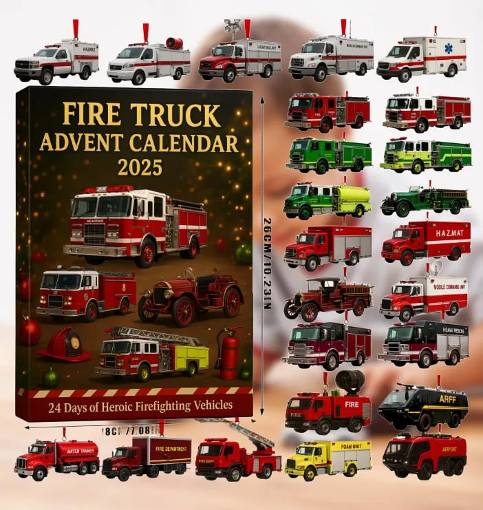 🚒🔥АДВЕНТ КАЛЕНДАР С ПОЖАРНА КОЛА 2025🎁🌲