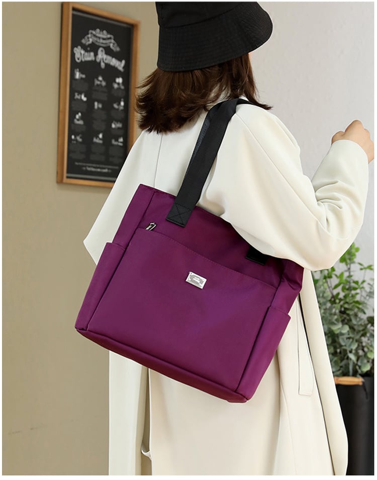 🔥Водоустойчива найлонова чанта за през рамо с голям капацитет и множество джобове👜