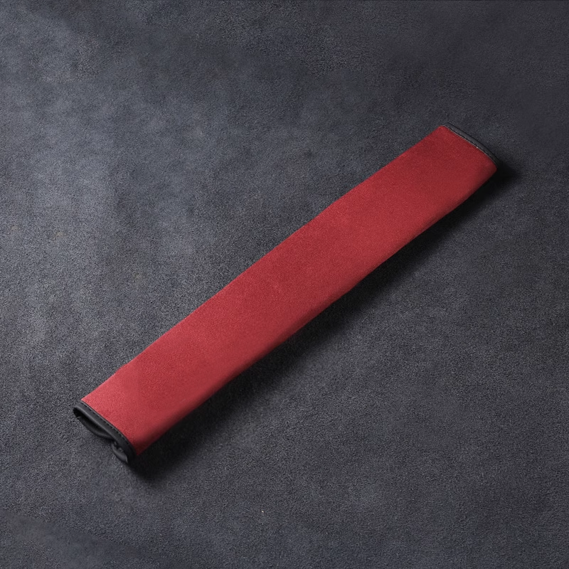 Калъф за предпазен колан от копринена кожа - защита за врата и опция за лого