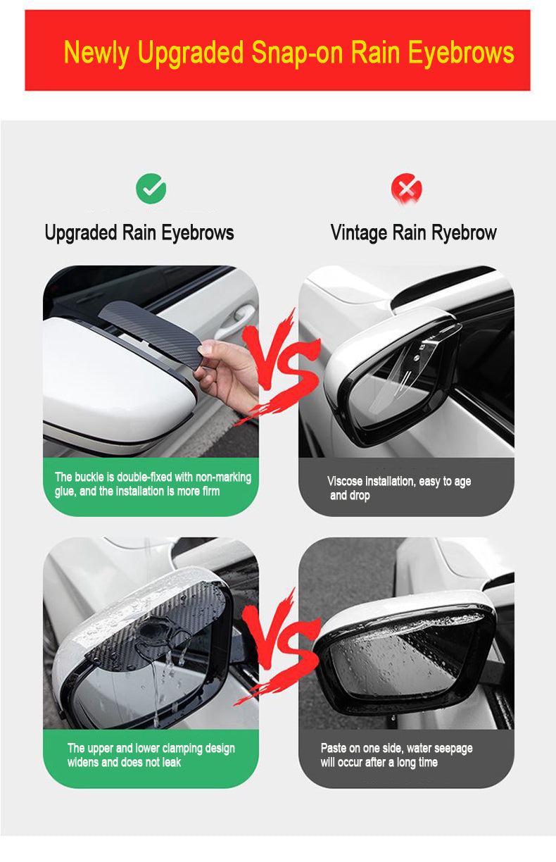 Гореща разпродажба ✨50% ОТСТЪПКА ✨Въглеродни влакнести вежди тип дъжд ✨2 бр. ✨