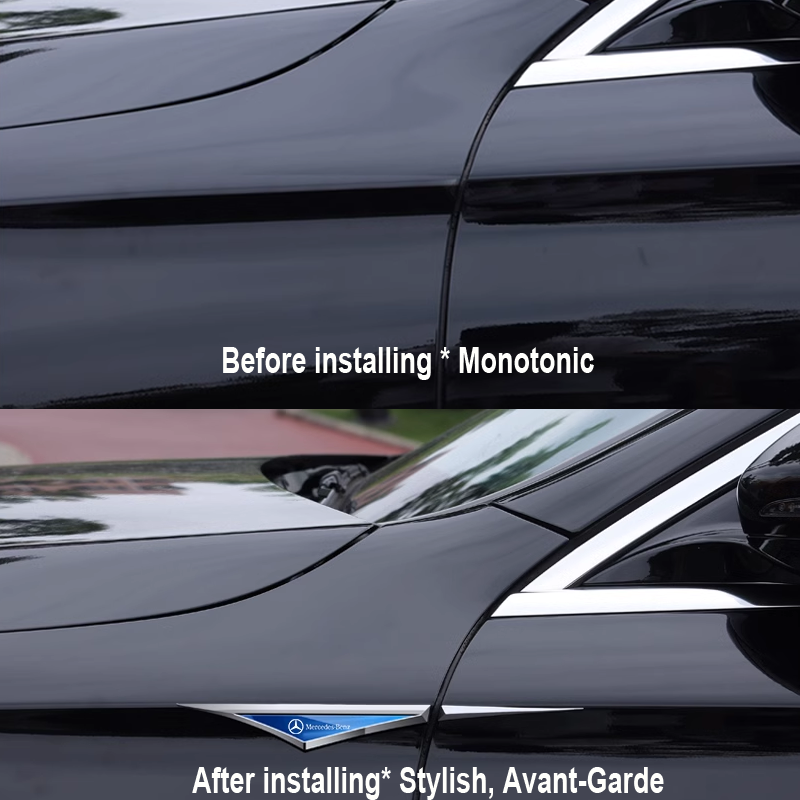 Креативни поцинковани метални стикери за кола ✨2 бр.✨