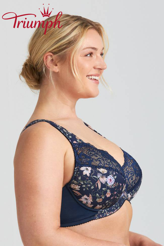 Сутиен от 3 части Triumph®💖 от дантела с флорална бродерия