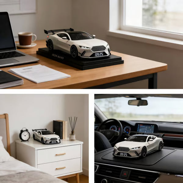 🎁 Алармен часовник за хиперкола🏎️ Реалистичен двигател и светлинни ефекти