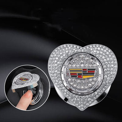 Гореща разпродажба 2025 г.🔥Защитен калъф за стартиране с един бутон във формата на сърце, инкрустиран с диаманти