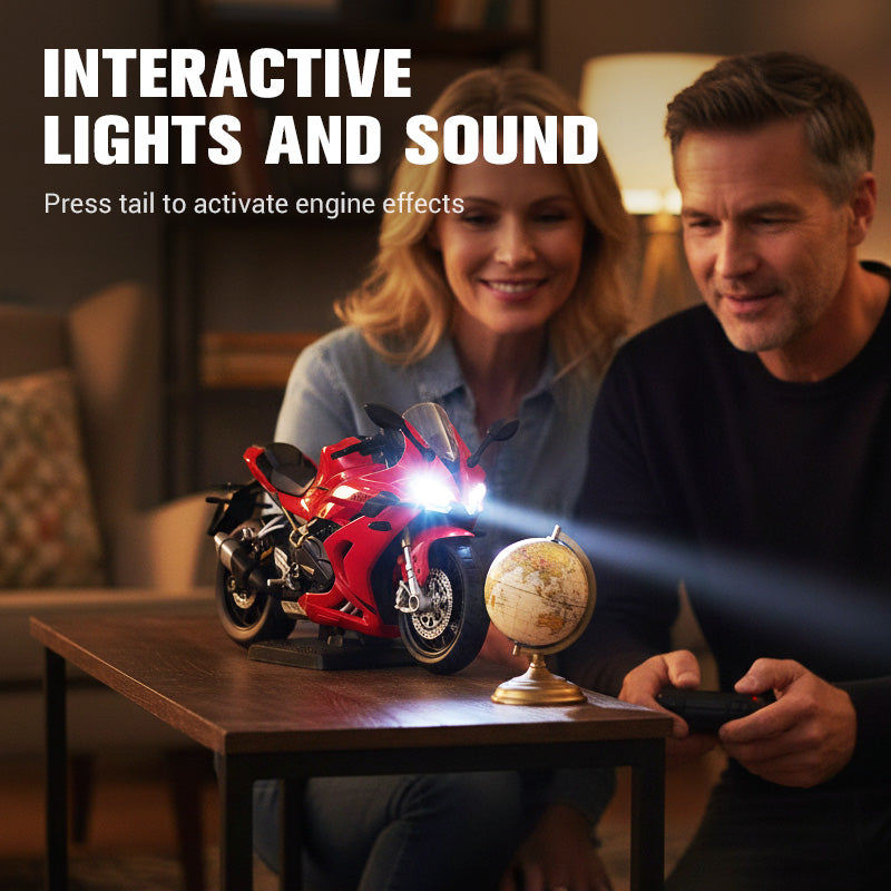 🔥Специални оферти - Модел на мотоциклет в мащаб 1:12