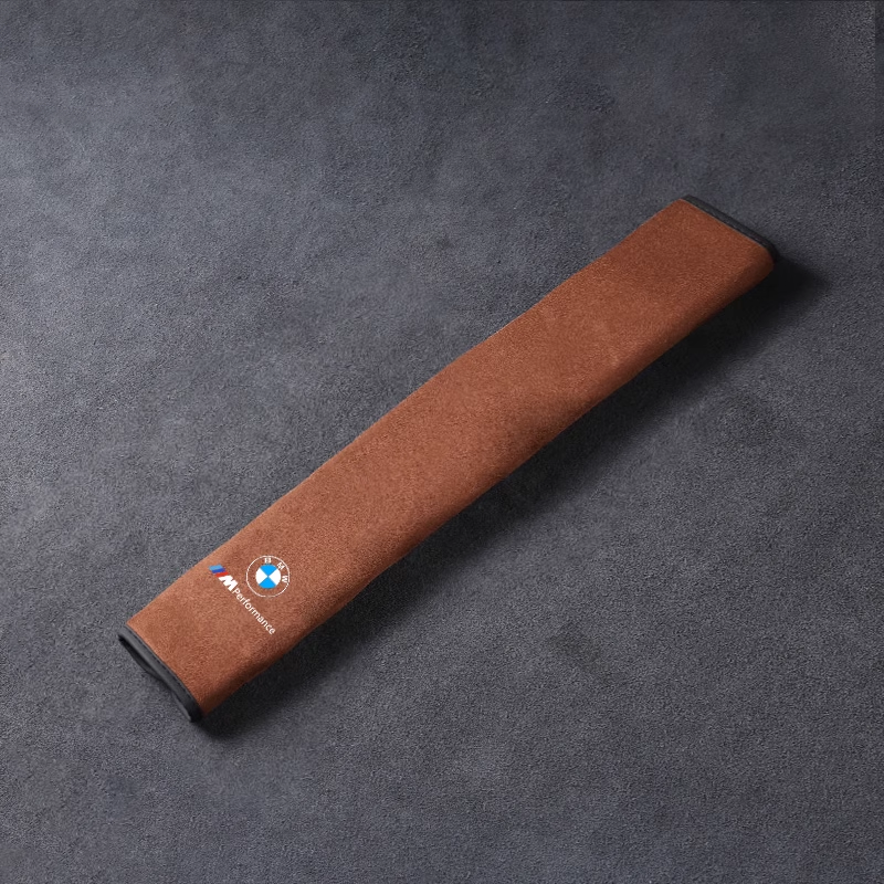 Калъф за предпазен колан от копринена кожа - защита за врата и опция за лого