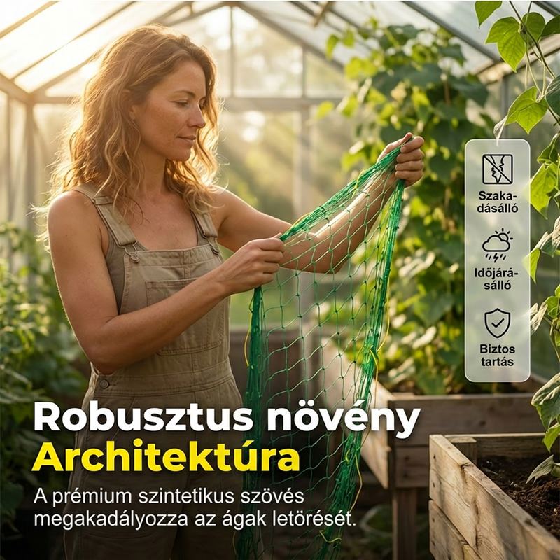🌿Kerti pergolahálók, futónövényekhez való hálók 🍅