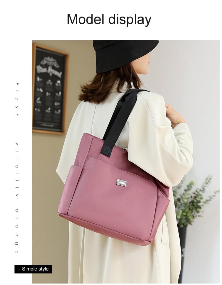 🔥Водоустойчива найлонова чанта за през рамо с голям капацитет и множество джобове👜