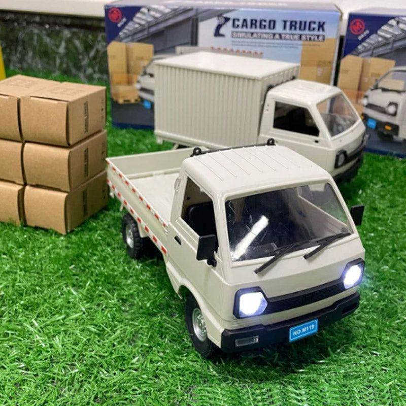 🔥🎁 Távirányítású, újratölthető konténerszállító teherautó játék 🎮🚚