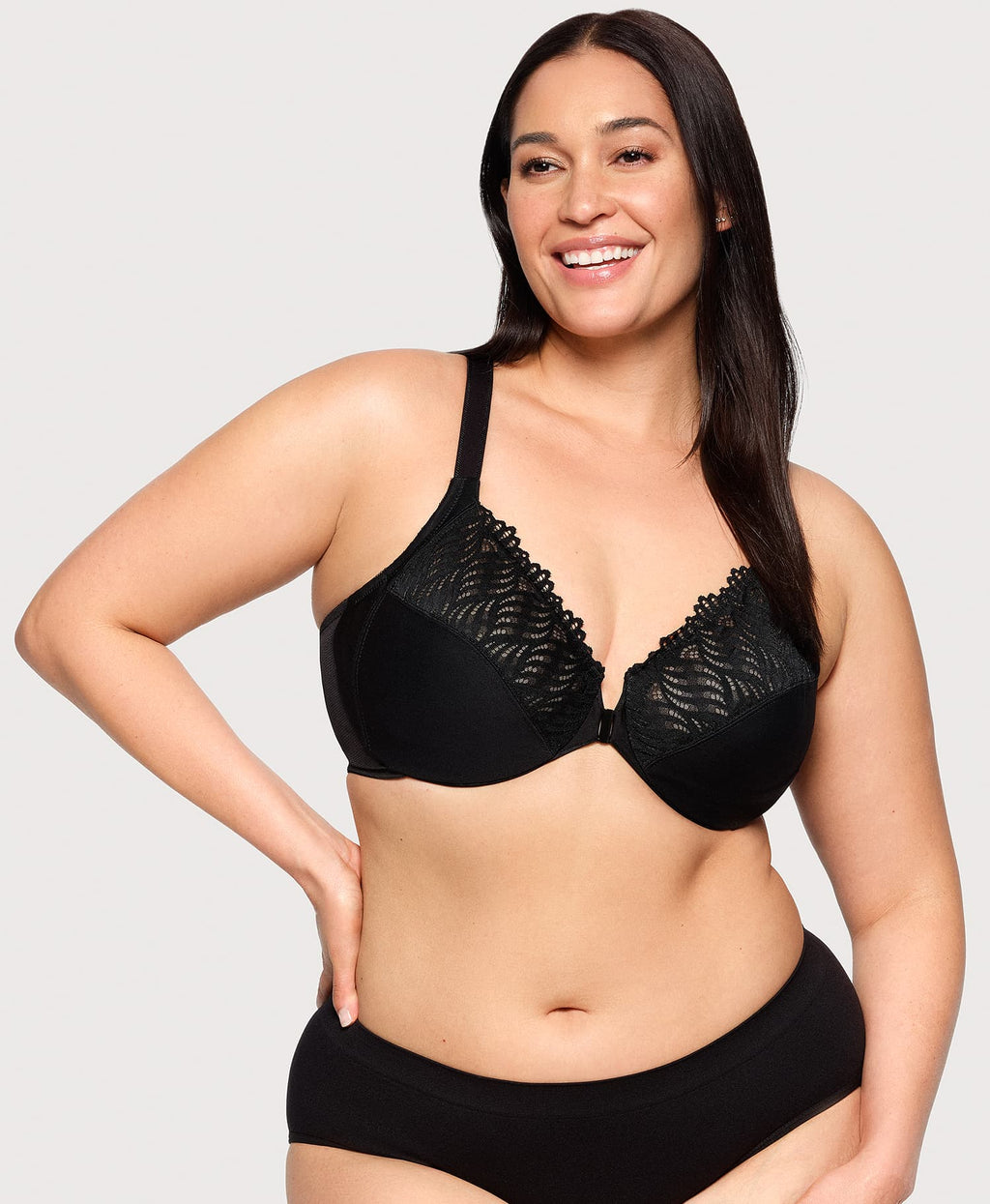 Triumph - (4 бр.) - 💖Сутиен с Т-образно деколте и закопчаване отпред