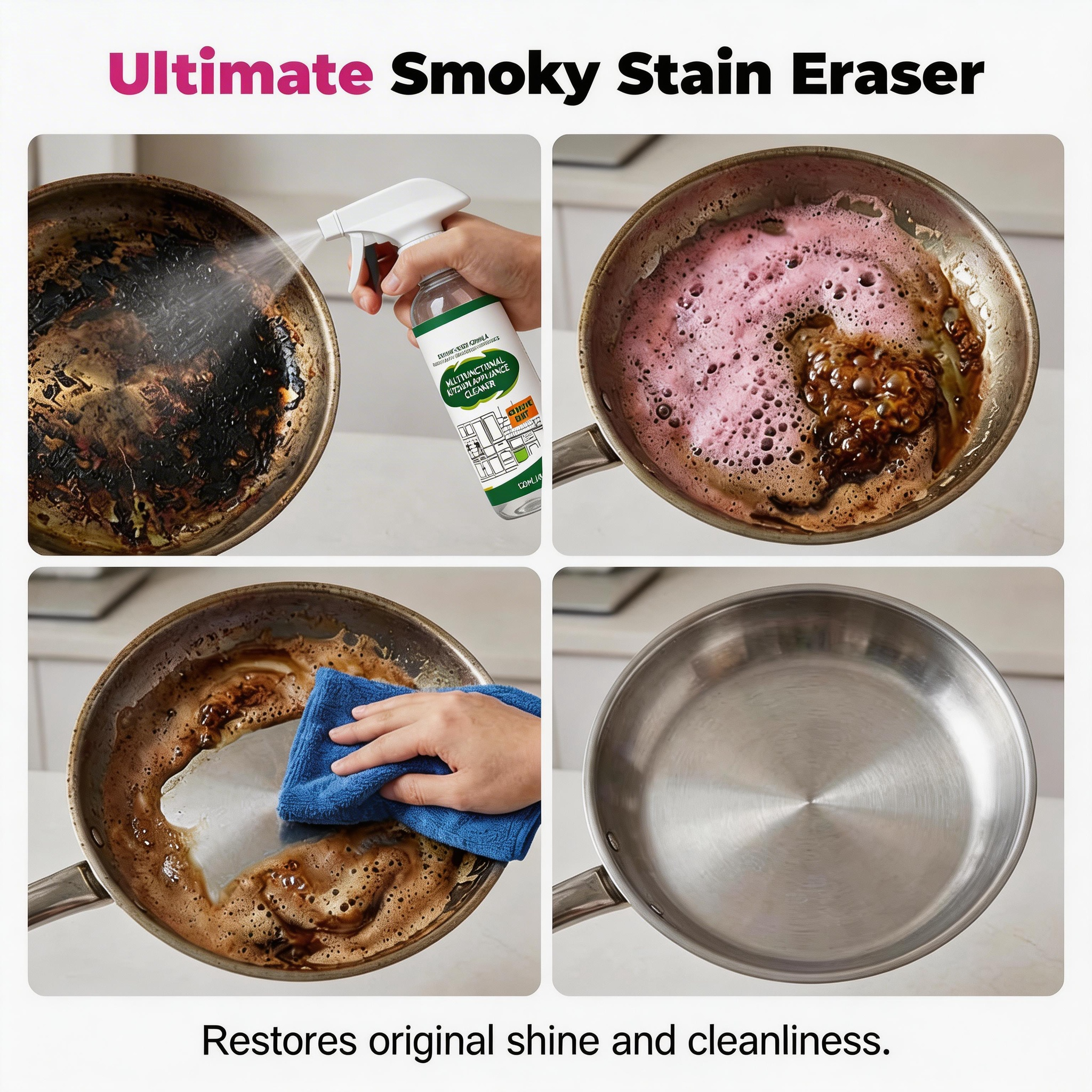 🔥 Állítsa vissza grillje fényét azonnal – Erős hatású grillzsíroldó spray – Utánvétes 🍖