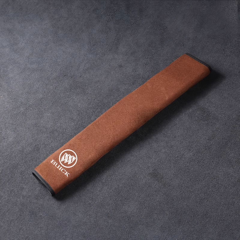 Калъф за предпазен колан от копринена кожа - защита за врата и опция за лого